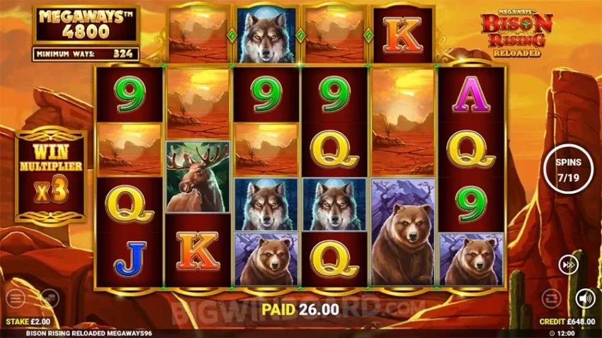 Игровой автомат Bison Rising Reloaded — новый взгляд на азартные игры
