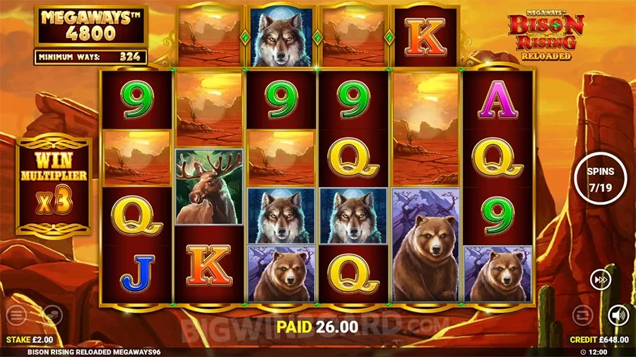 Игровой автомат Bison Rising Reloaded - новый взгляд на азартные игры