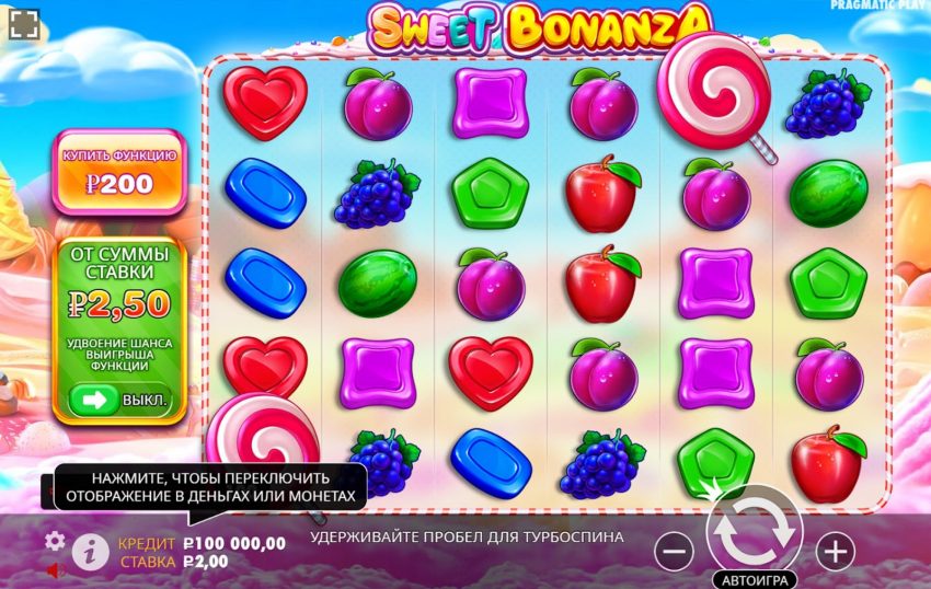 Обзор игрового автомата Sweet Bonanza от Pragmatic Play